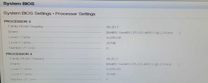 Dell PowerEdge R820 4x Xeon E5-4650 2.7GHz 256GB No Raid 8x2.5\\" Bays 2xPsu $