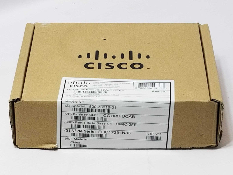 New Cisco HWIC-2FE High Speed WAN Interface Card _