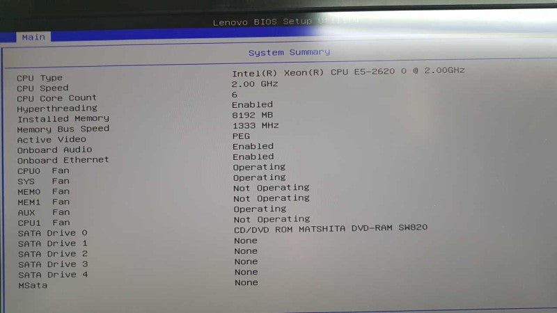 Lenovo Thinkstation D30 Xeon E5-2620 @ 2.00ghz / 8gb ram / READ #