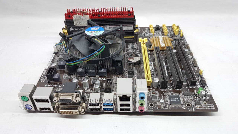 Intel CPU/MOBO Combo i5-4570 @ 3.20ghz / 4gb ram / Q87M-E Motherboard #