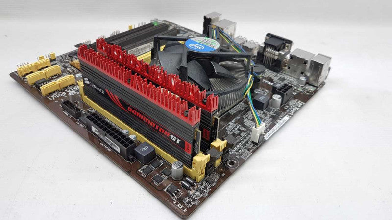 Intel CPU/MOBO Combo i5-4570 @ 3.20ghz / 4gb ram / Q87M-E Motherboard #