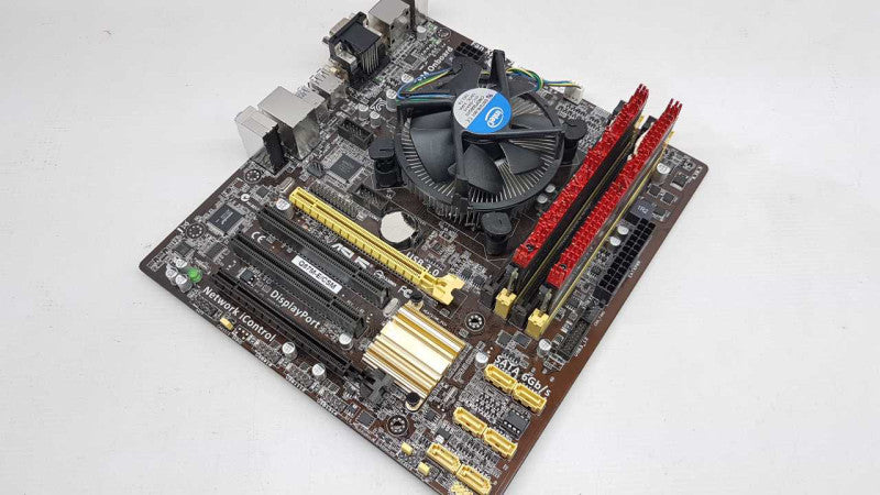 Intel CPU/MOBO Combo i5-4570 @ 3.20ghz / 4gb ram / Q87M-E Motherboard #