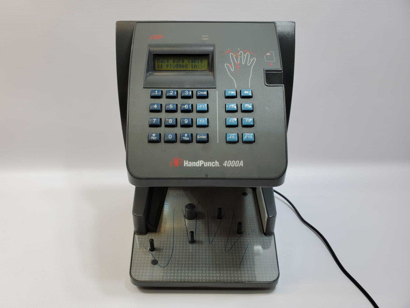 HandPunch HP 4000A Biometric Hand Scanner Time Clock (