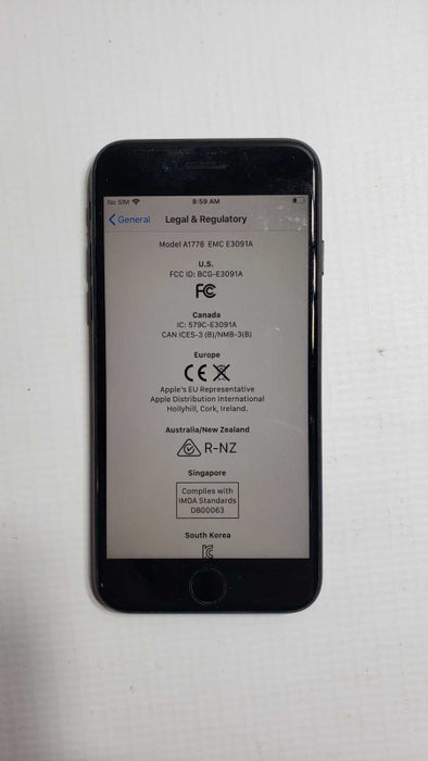 Apple iPhone 7 A1778 32G Black SIM Locked  [