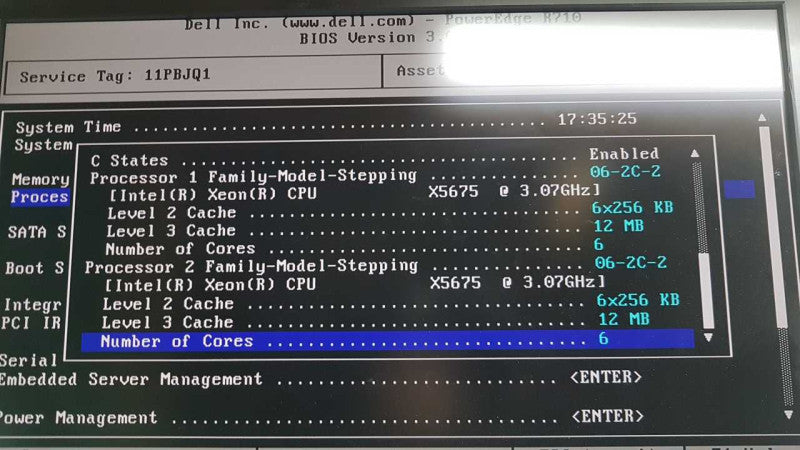 Dell Poweredge R710 2x Xeon X5675 @ 3.07ghz /48gb ram / 0T954J Raid #