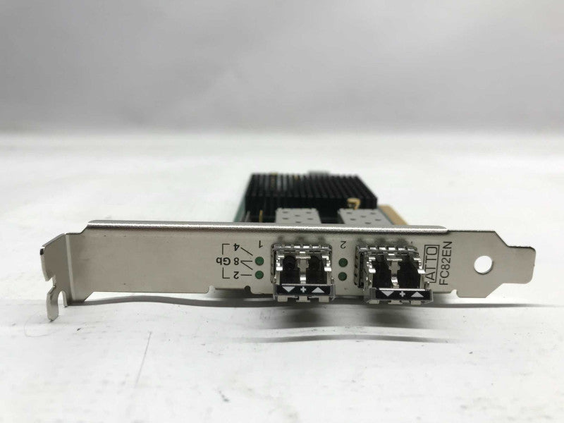 ATTO Celerity FC82EN Dual Port Fibre Channel 8Gb/s PCIe Card W/2X AVAGO SFPs