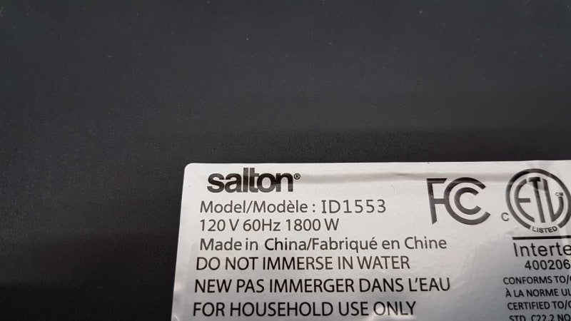 Salton ID1553 Induction Stove / 1800W  #
