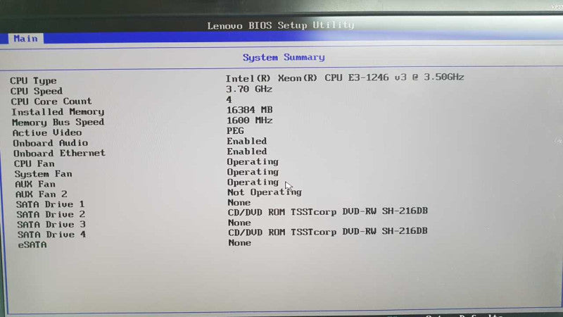 Lenovo Thinkstation E3-1246 V3 @ 3.50ghz / 16gb ram / Quadro K2200 #