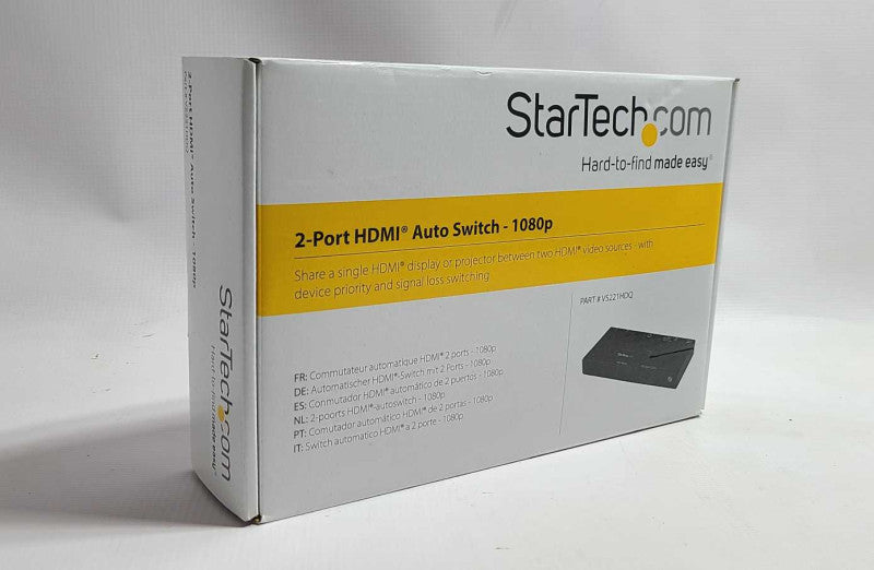 StarTech.com 2 Port HDMI Auto Switch - 1080p VS221HDQ $