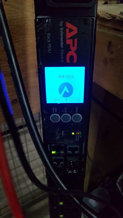 APC Metered-by-Outlet Rack PDU AP8659NA3 230vac NEMA L6-20P #