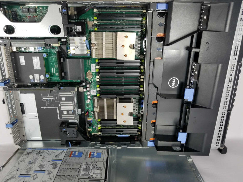 Dell PowerEdge R720, 2x Xeon E5-2630 2.3GHz 6C/64GB, H710p Mini, 8x 400GB SAS SSDs ~