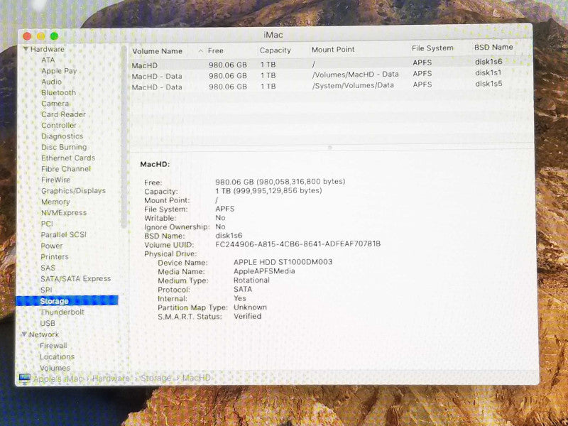 Apple iMac L2013 27\\" Core i5 3.2GHz 8GB, 1TB HDD Catalina GeForce GT 755M 1G _