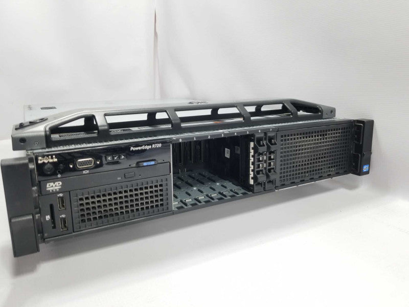 Dell PowerEdge R720, 2x Xeon E5-2630 2.3GHz 6C/64GB, NO RAID/HDDs, 8x2.5\\" ~