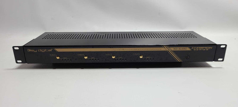 Key Digital KD-4x4XC 4In/4Out HDMI Via Cat5/Cat6e Matrix Switch ChampionSeries $