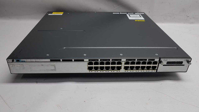 CISCO Catalyst 3750-X WS-C3750X-24T-L 24-port GbE Layer 3 Network Switch #
