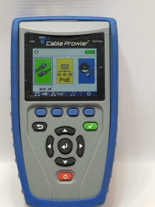 T3 innovation Cable Prowler CB100 Cable tester, Tested to power on, AS-IS _