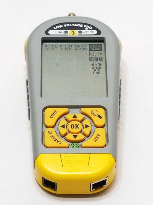 Byte Brothers Low Voltage Pro LVPRO 3 Cable tester only, Powers on, AS-IS SEE _