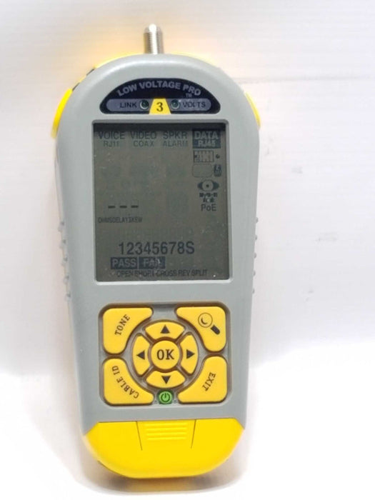 Byte Brothers Low Voltage Pro LVPRO 3 Cable tester only, Powers on, AS-IS SEE _