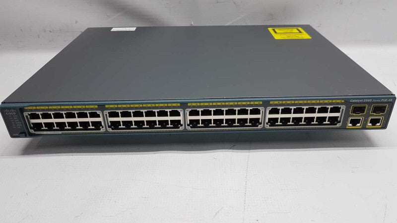 Cisco Catalyst 2960 series POE-48 switch WS-C2960-48PST-L / FACT RESET #