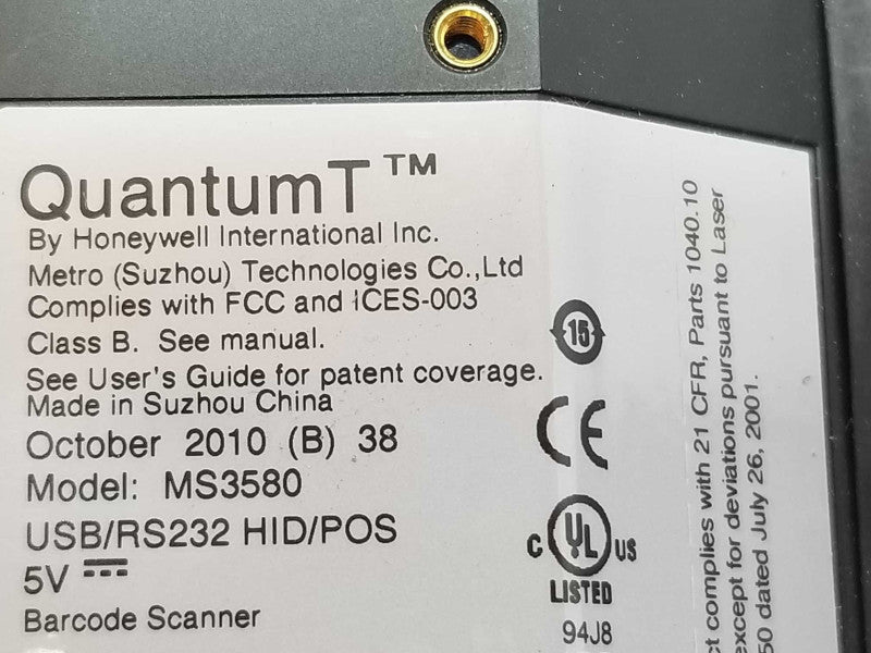 Quantum MS3580 USB Barcode Scanner _