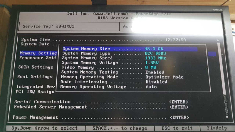 Dell Poweredge R710 2x Xeon X5650 @ 2.67ghz / 48gb ram / 0T954J Ctrl #