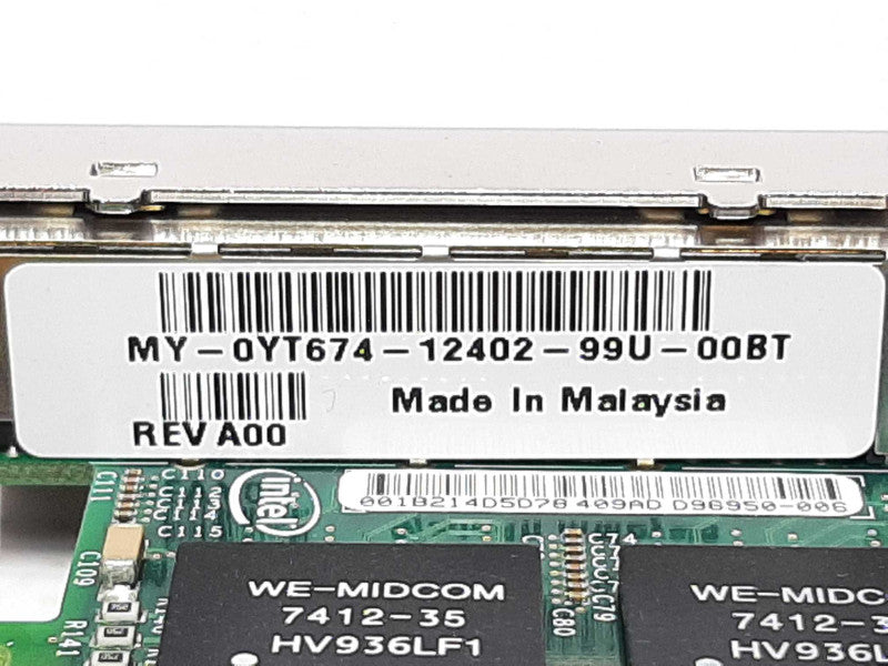 Intel MY-0yt674-12402-99U-00BT 4-Port Gigabit Ethernet Card +