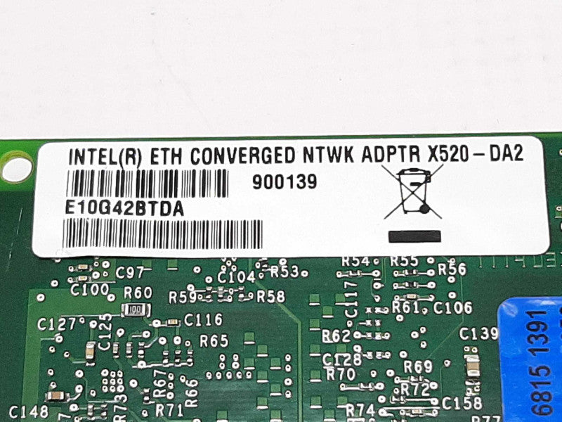 Intel X520-DA2 10Gb 10Gbe 10 Gigabit Network Adapter NIC Dual Port E10G42BTDA +