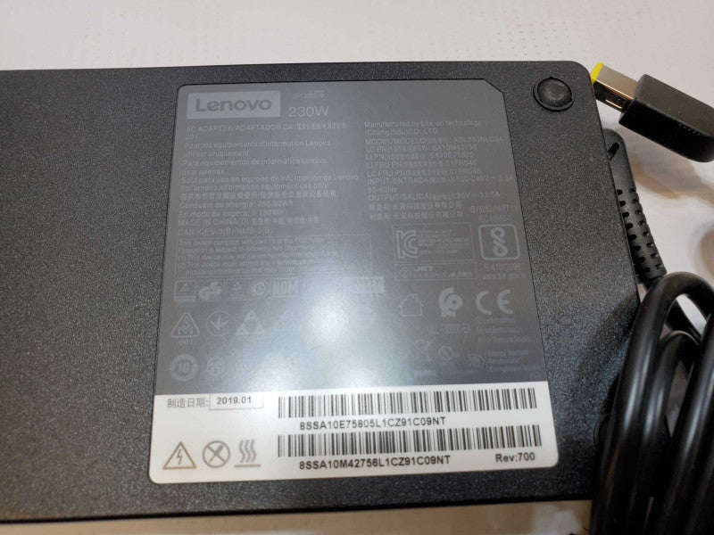 Lenovo ThinkPad Thunderbolt 3 Docking Station 40AN DK1841 + 230W Adapter (