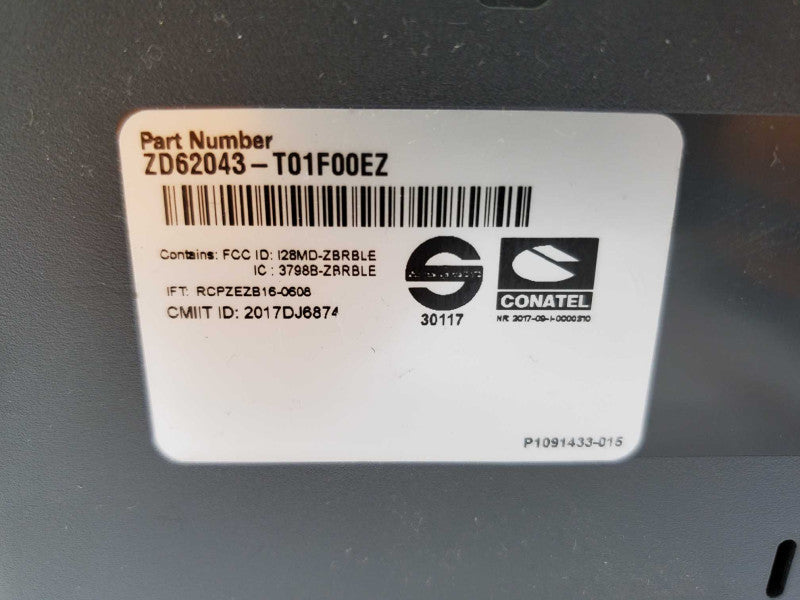 Zebra ZD620 Printer ZD62043-T01F00EZ *AS IS* (