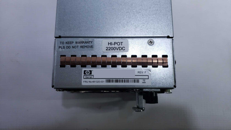 HP StorageWorks MSA2000 81-00000031 Power Supply Model YM-2751B 481320-001 [