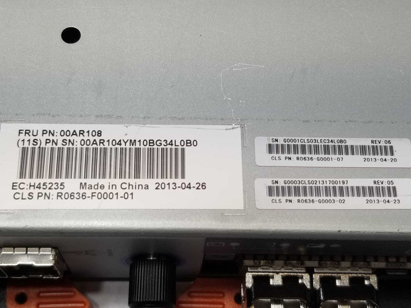 IBM 00AR108 R0636-F0005-01 Rev08 Storwize V3700 Node Controller _
