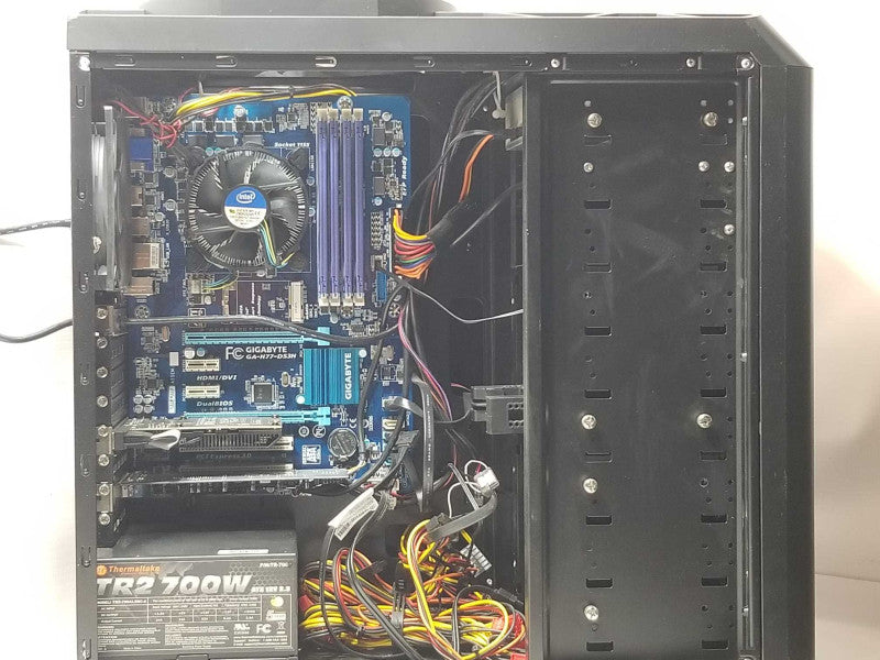 Custom/Gigabyte Tower PC, Core I7-3770 3.4GHz, 16GB RAM, No HDD _