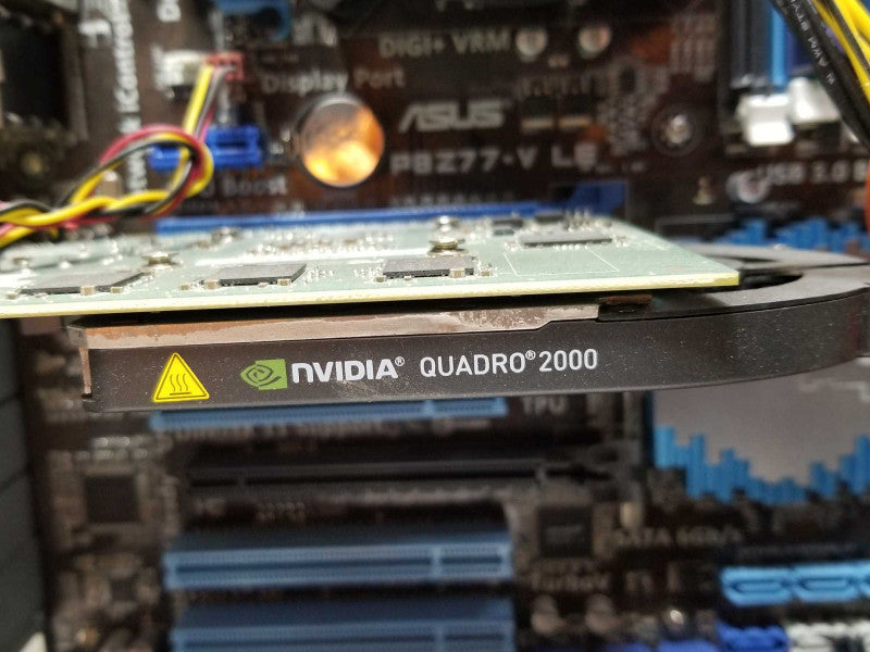 Custom/Asus Tower PC, Core I7-3770 3.4GHz, 16GB RAM, Quadro 2000 GPU _