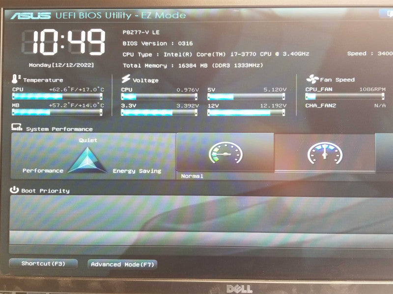 Custom/Asus Tower PC, Core I7-3770 3.4GHz, 16GB RAM, Quadro 2000 GPU _