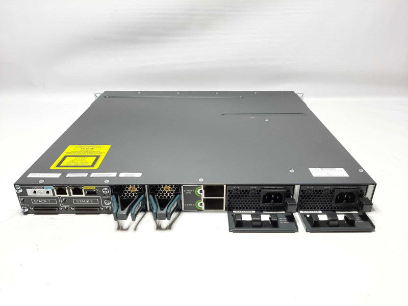 Cisco WS-C3750X-24P 24-Port PoE+ Gigabit Ethernet Switch +