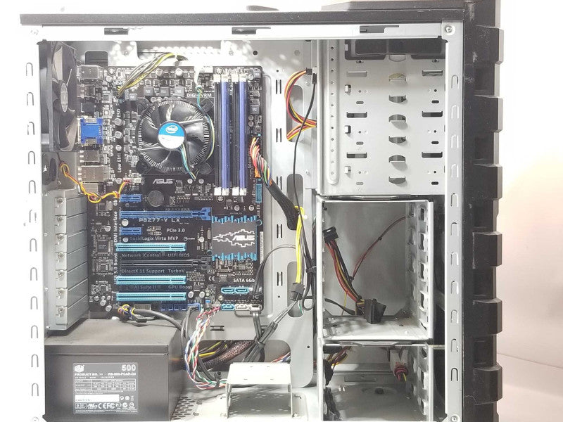 Custom/Asus Tower PC, Core I5-3570K 3.4GHz, 8GB RAM, No HDD _