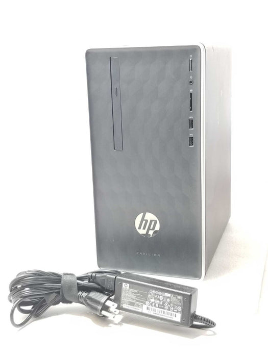 HP Pavilion Dektop 590, AMD A9-9425 3.1GHz, 8GB DDR4, 1TB HDD, W/ Power Adapte _