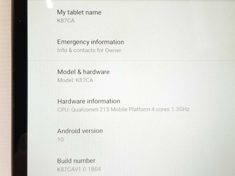 ZTE Grand X View 4 K87CA 8\\'\\' 32GB Wi-Fi +4G/LTE. Android Tablet Black, READ* ~