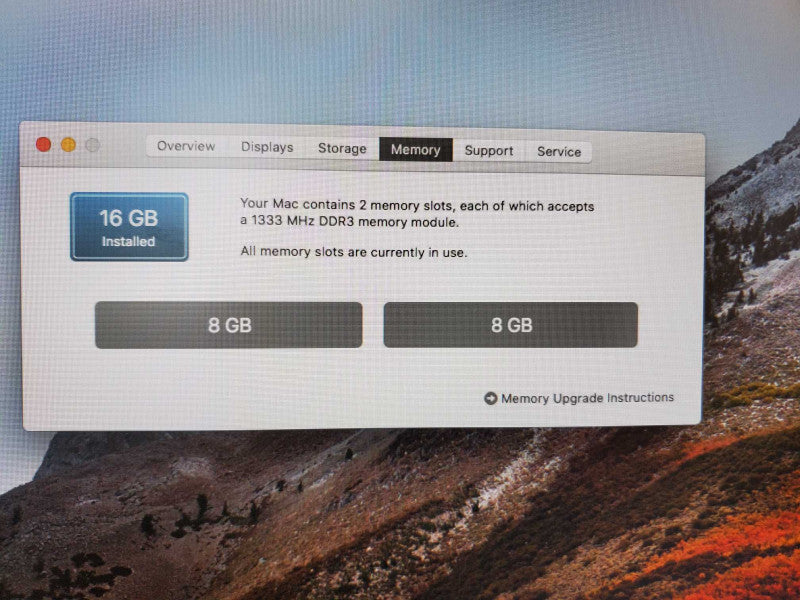 Mac Mini 2011 Core i5-2415M @ 2.3 GHz 16GB Ram 500GB HDD (