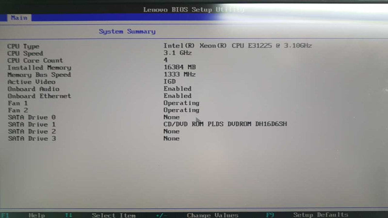 Lenovo thinkstation TS130 Xeon E3-1225 @ 3.10ghz / 16gb ram / READ #