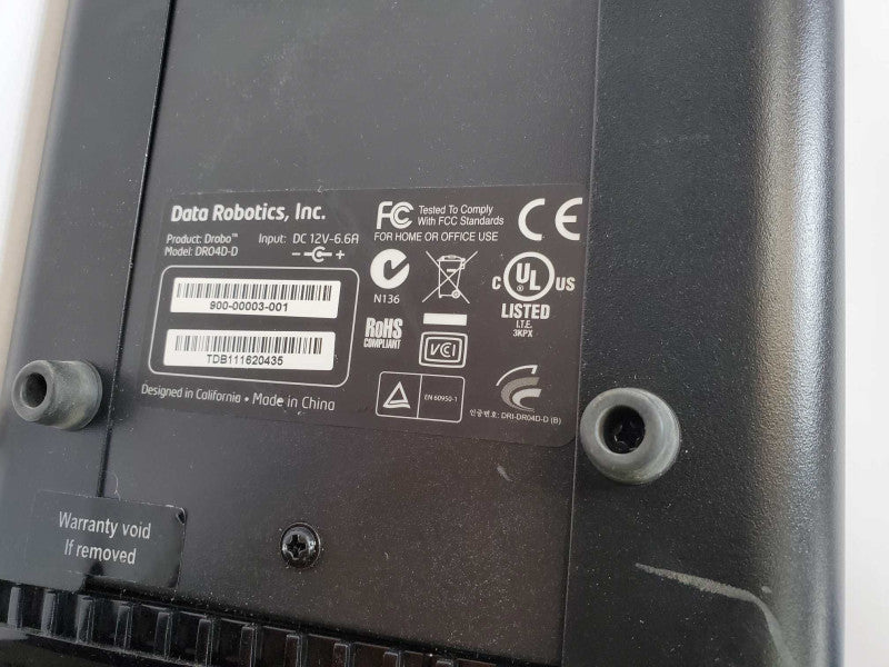 Data Robotics DROBO DR04D-D Gen2 4 Bay Redundant Storage (