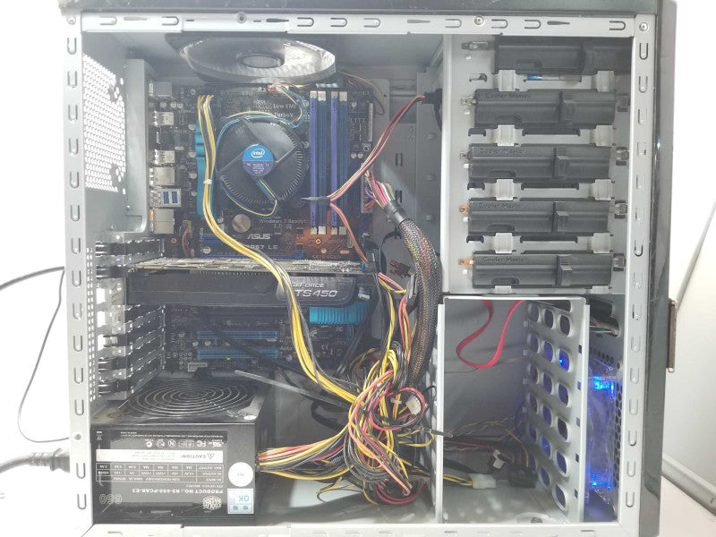 Custom/Asus PC, Core I7-2600 3.4GHz, 8GB DDR3, No HDD, GeForce GTS450 GPU _