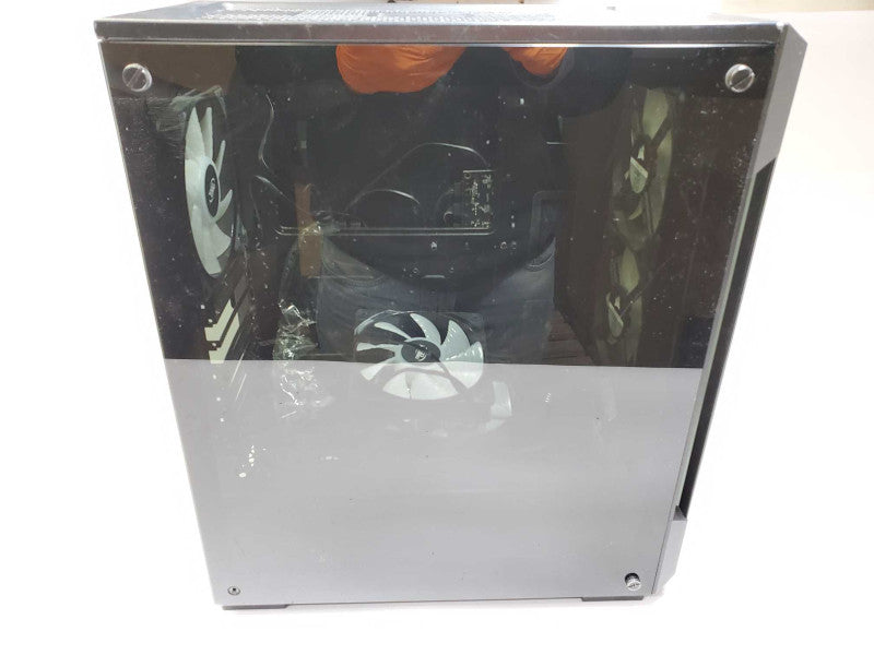 Corsair icue 4000x rgb mid-tower 6x cooling fans AS-IS powers on
