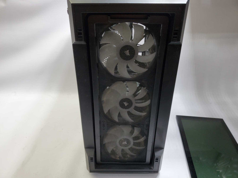 Corsair icue 4000x rgb mid-tower 6x cooling fans AS-IS powers on