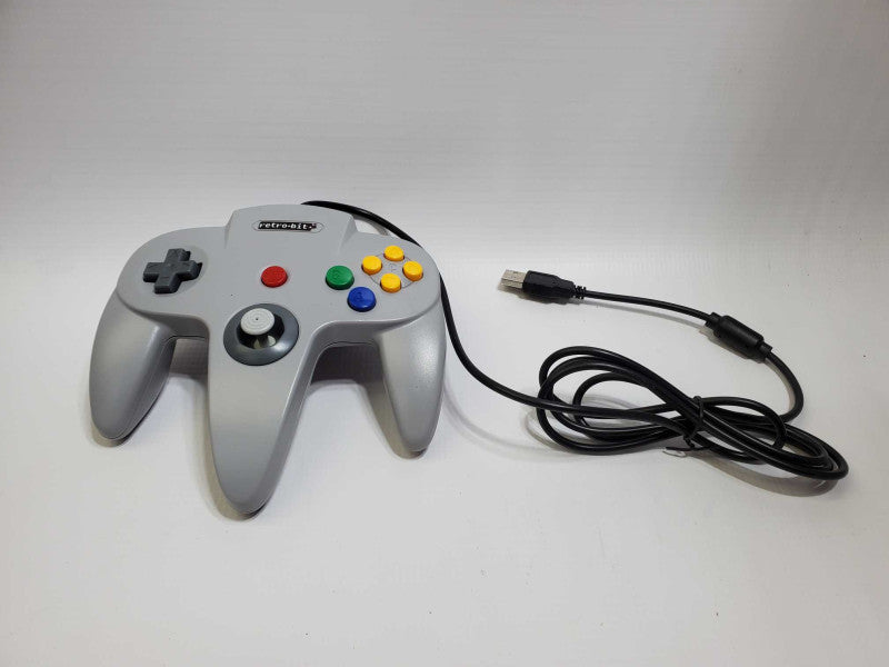 RETRO-BIT WIRED USB CONTOLLER for PC and MAC N64 design OpenBox
