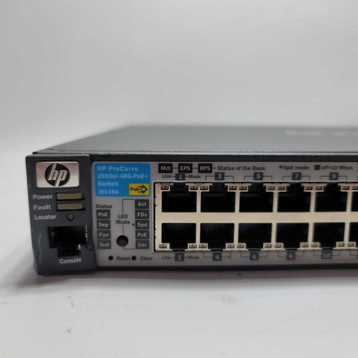 HP ProCurve J9148A - 2910AL-48G-POE+ 48 Port Gigabit PoE+ Switch