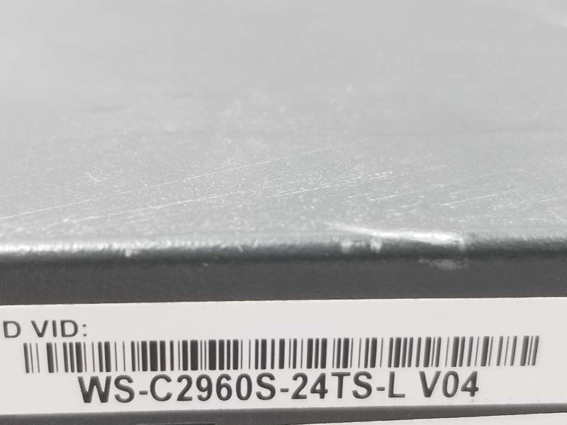 Cisco Catalyst WS-C2960S-24TS-L 24 Port Gigabit 4 SFP 1G Network Switch, READ* ~