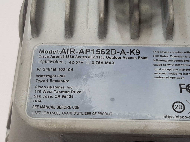 CISCO Aironet AIR-AP1562D-A-K9 Outdoor Access Point  +