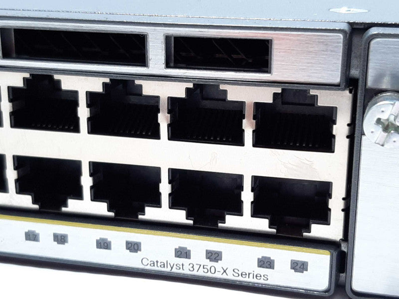Cisco WS-C3750X-24 24-Port Gigabit Ethernet Switch +
