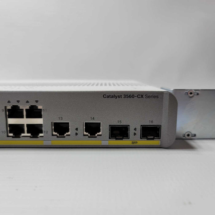 Cisco Catalyst WS-C3560CX-12PC-S 12-Port Ethernet Switch 3560-CX with two ears